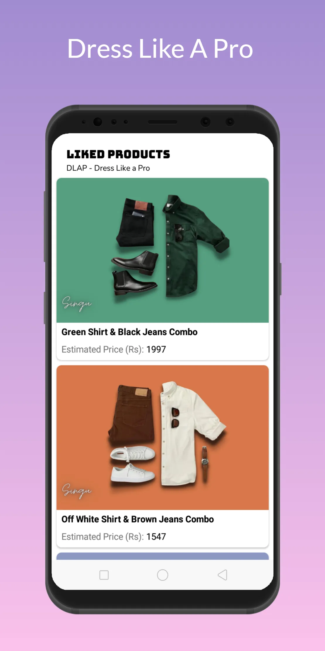 OutFits - Dress Like A Pro | Indus Appstore | Screenshot