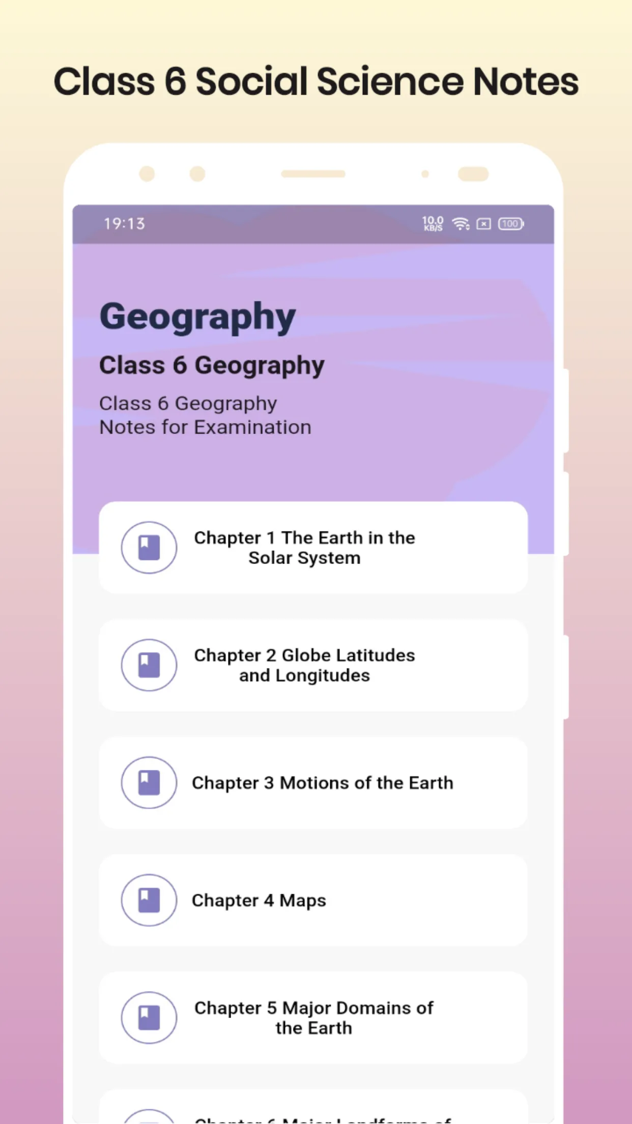 Class 6 Social Science Notes | Indus Appstore | Screenshot