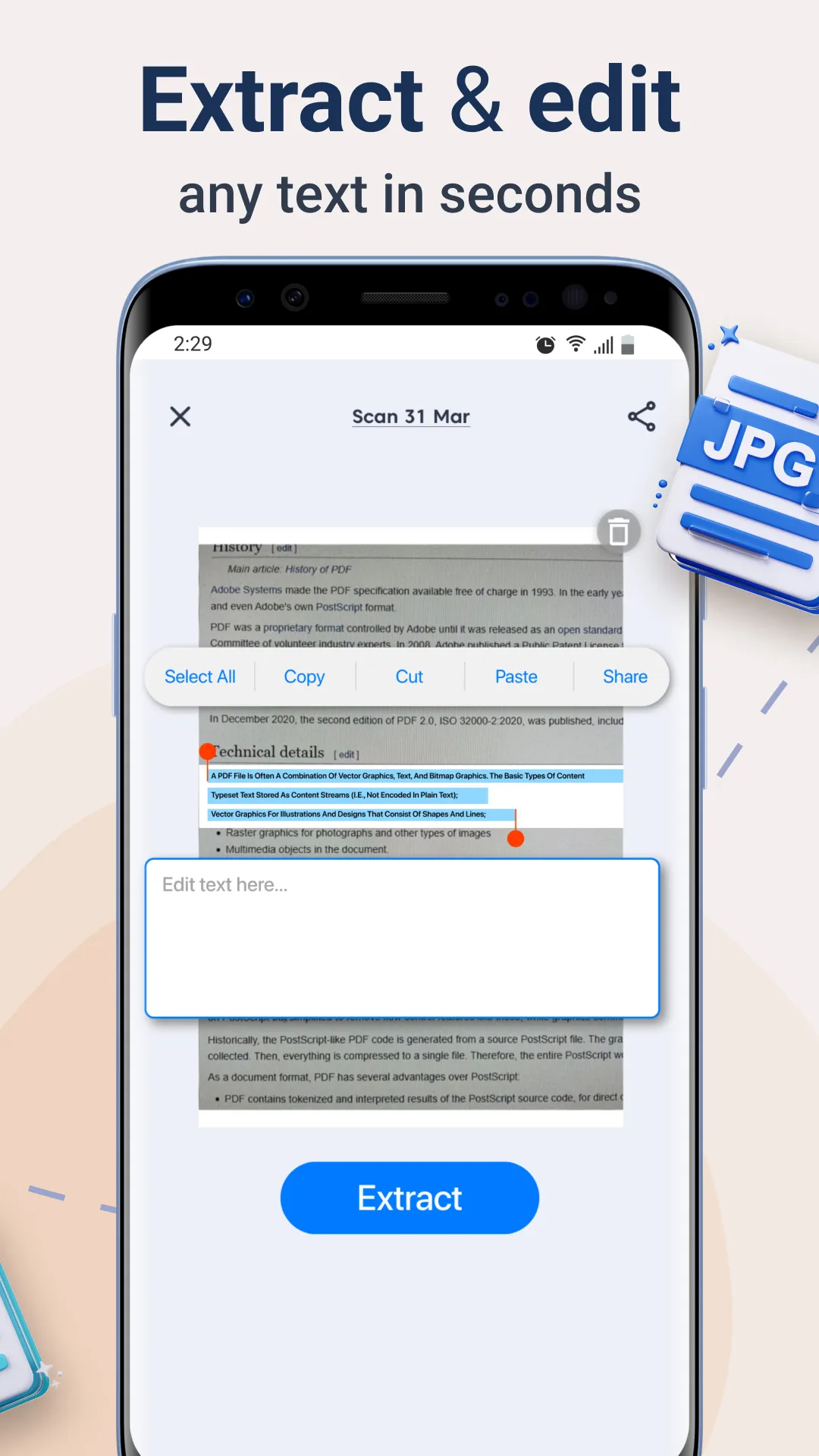 PDF Scanner, Editor, Converter | Indus Appstore | Screenshot