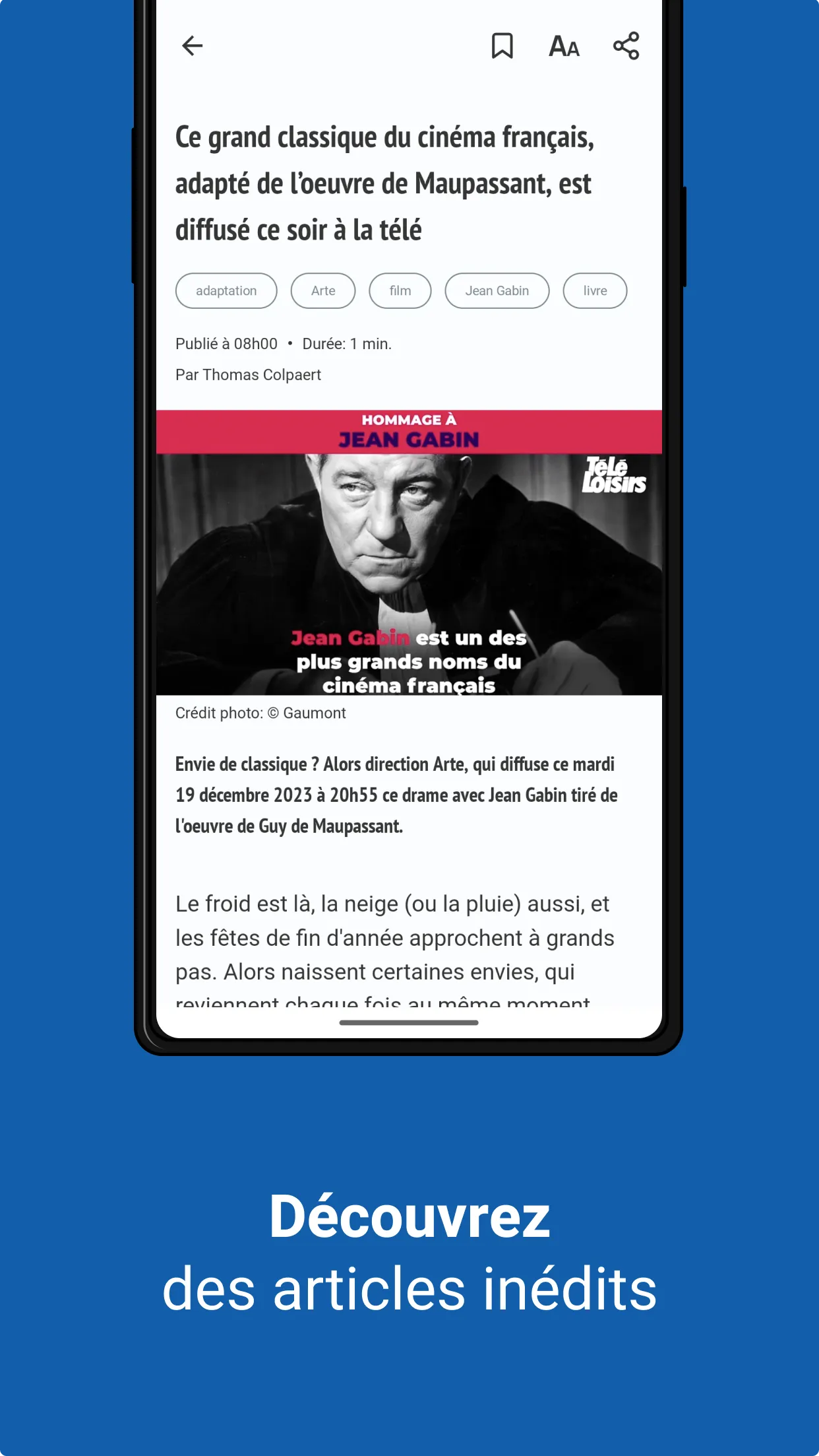 Télé 2 Semaines le magazine | Indus Appstore | Screenshot