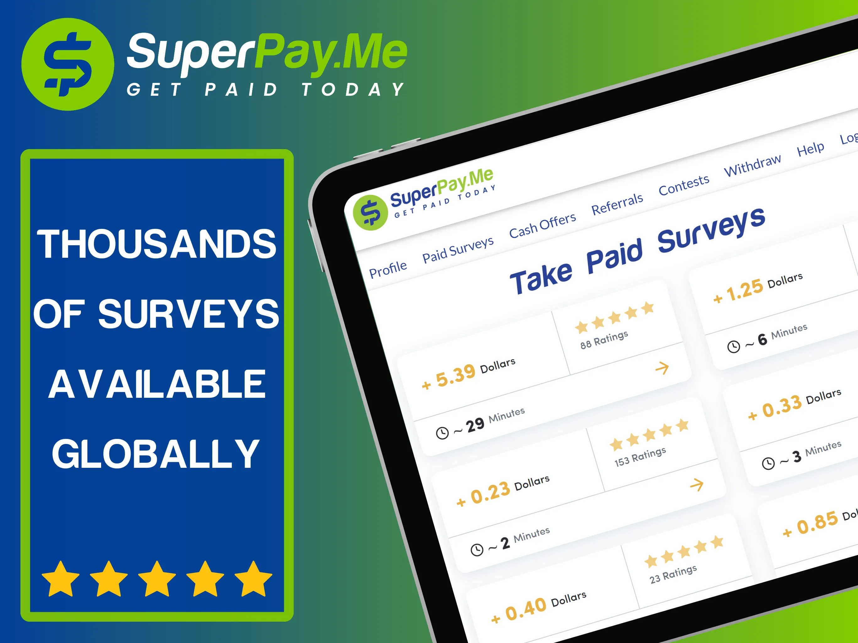 SuperPayMe: Paid Cash Surveys | Indus Appstore | Screenshot