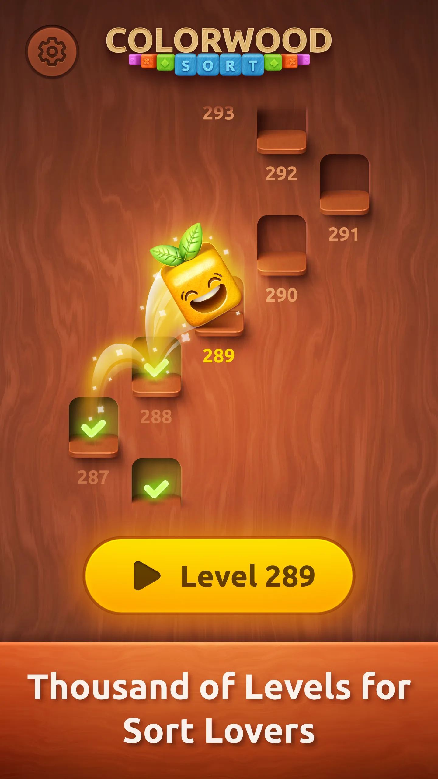 Colorwood Sort Puzzle Game | Indus Appstore | Screenshot