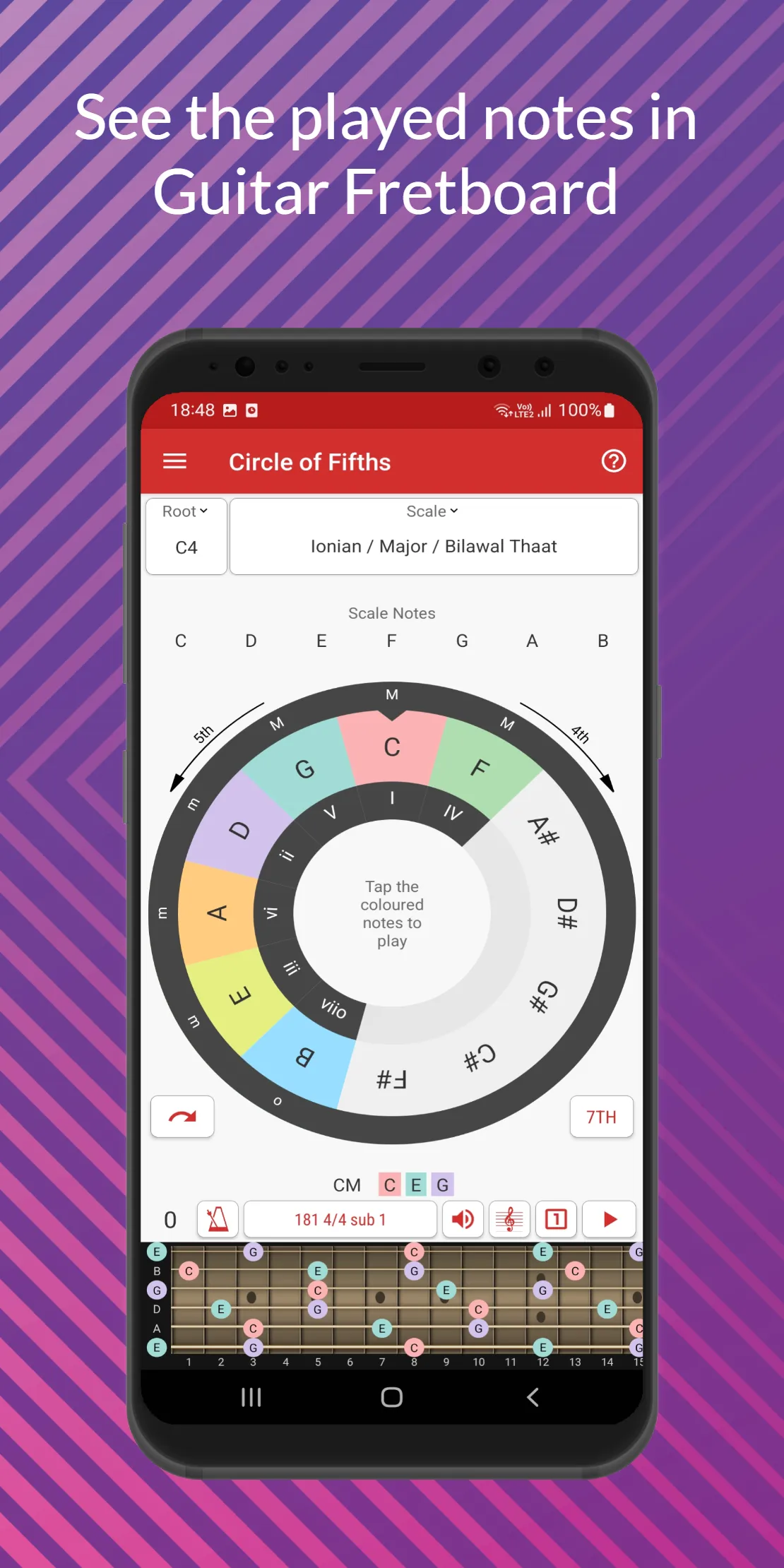 Circle of Fifths (Advanced) | Indus Appstore | Screenshot