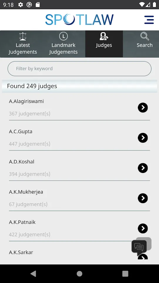 SpotLaw App for Supreme Court of India Judgements | Indus Appstore | Screenshot