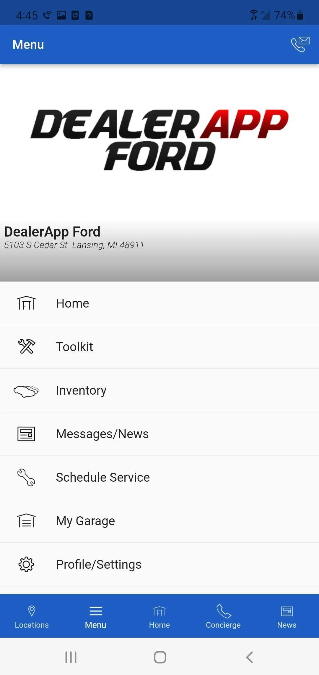 Dealerapp Vantage Motors | Indus Appstore | Screenshot