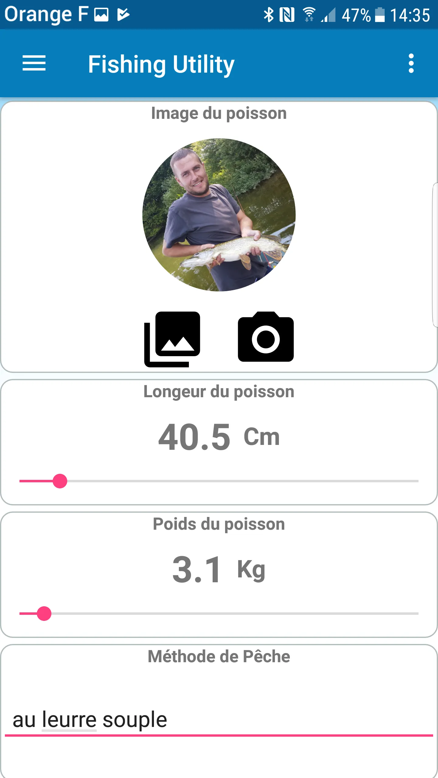 Carnet de pêche | Indus Appstore | Screenshot