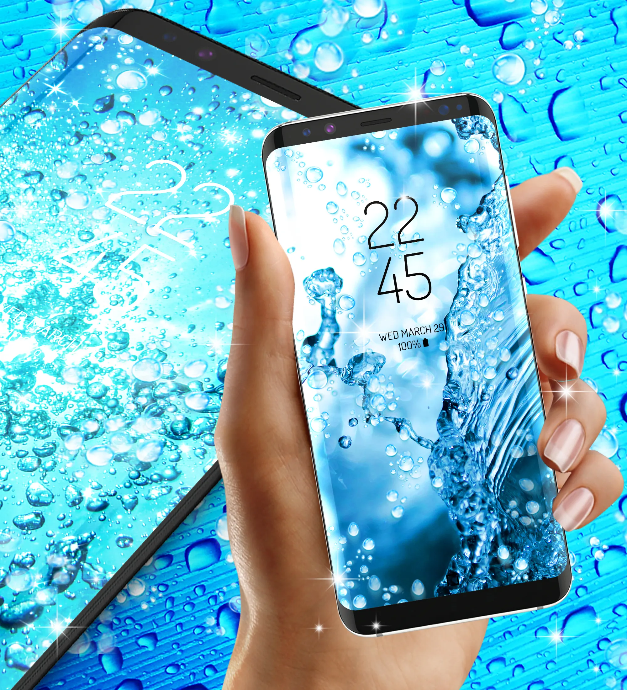 Water drops live wallpaper | Indus Appstore | Screenshot