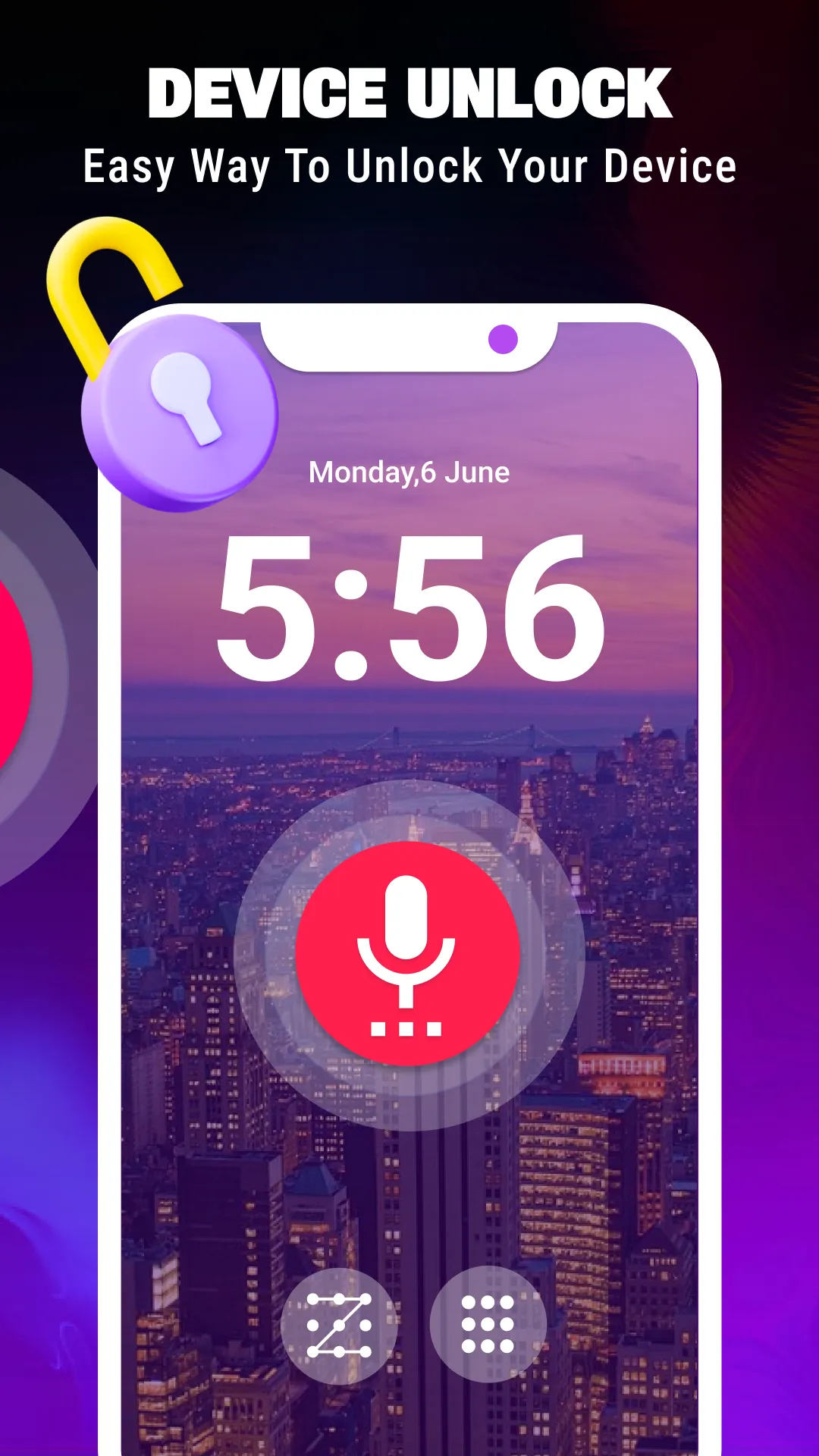 Voice Screen Lock | Indus Appstore | Screenshot
