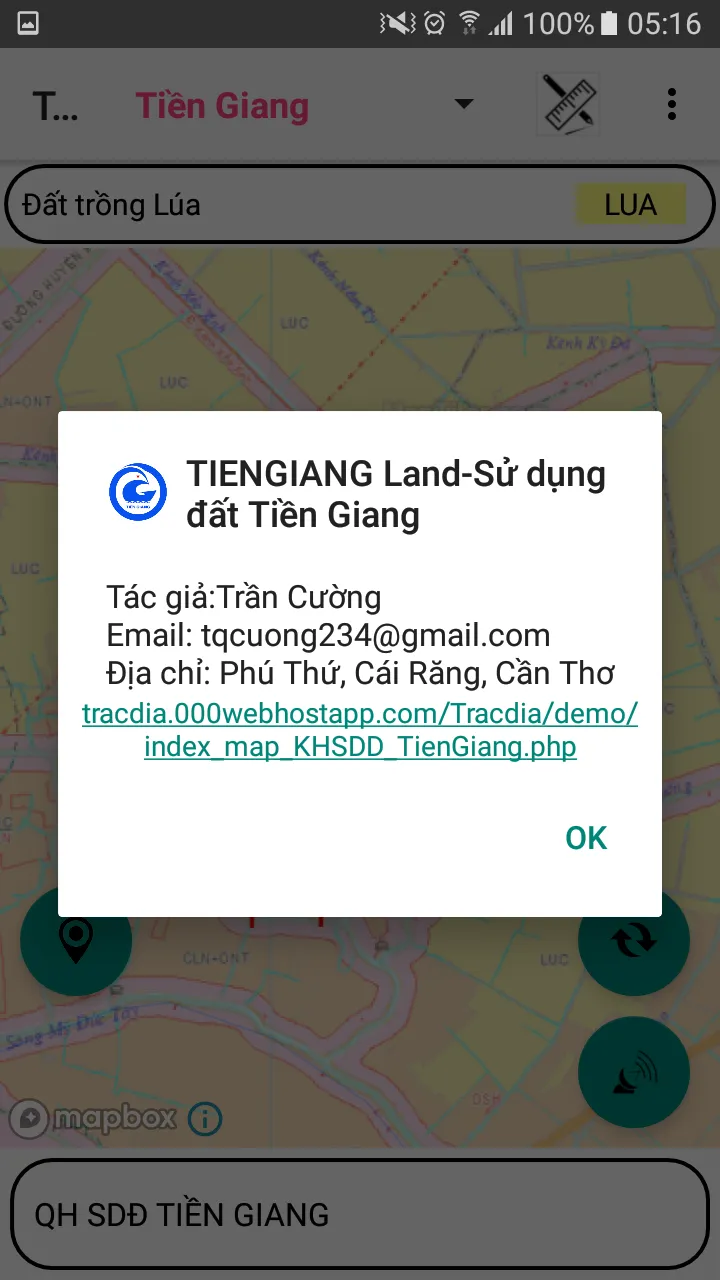 QH sử dụng đâ�́t Tiền Giang | Indus Appstore | Screenshot