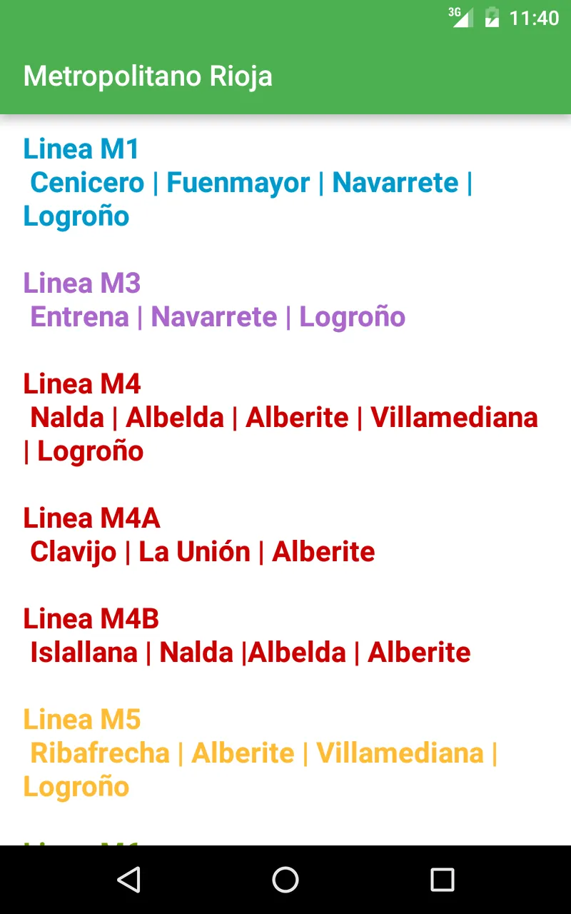 Metropolitano Rioja | Indus Appstore | Screenshot