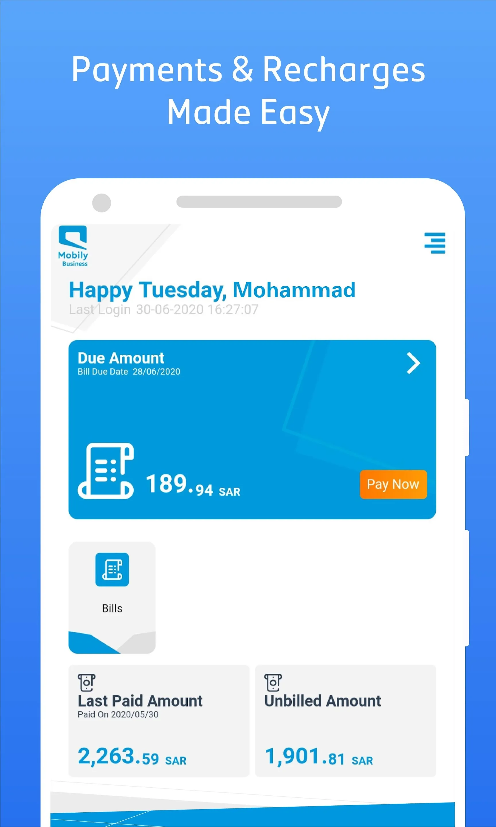 Mobily Business | Indus Appstore | Screenshot