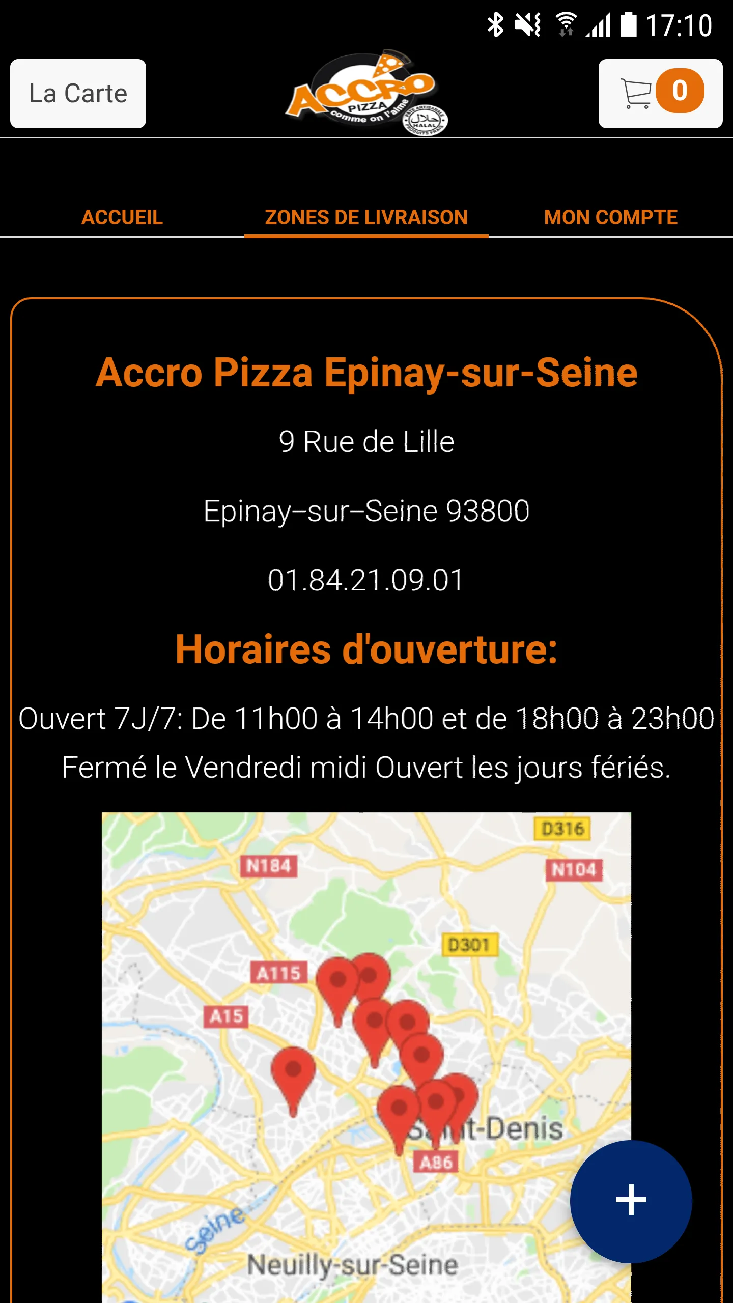 Accro Pizza Epinay-sur-Seine | Indus Appstore | Screenshot