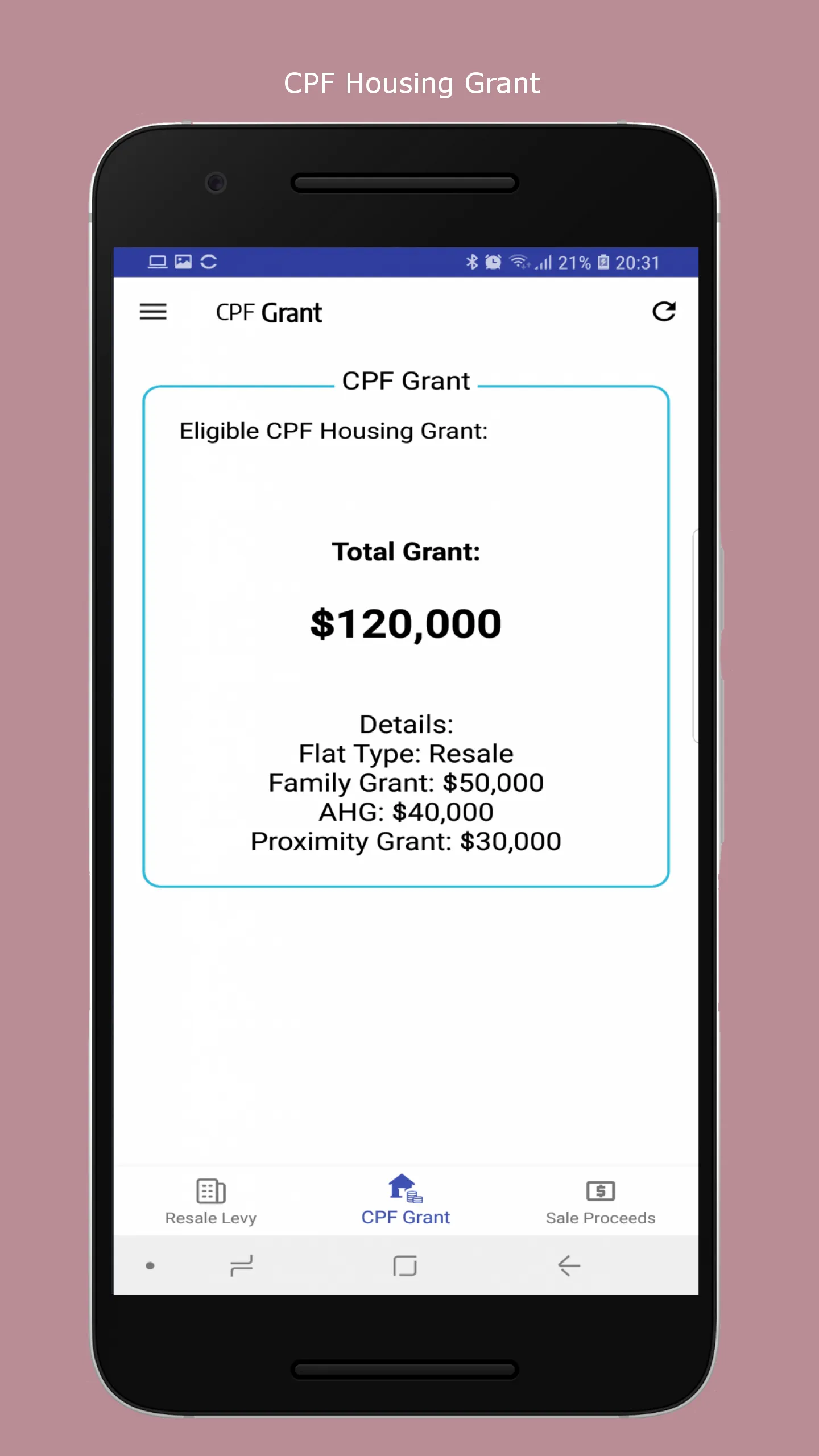 Singapore Home Loan Calculator | Indus Appstore | Screenshot