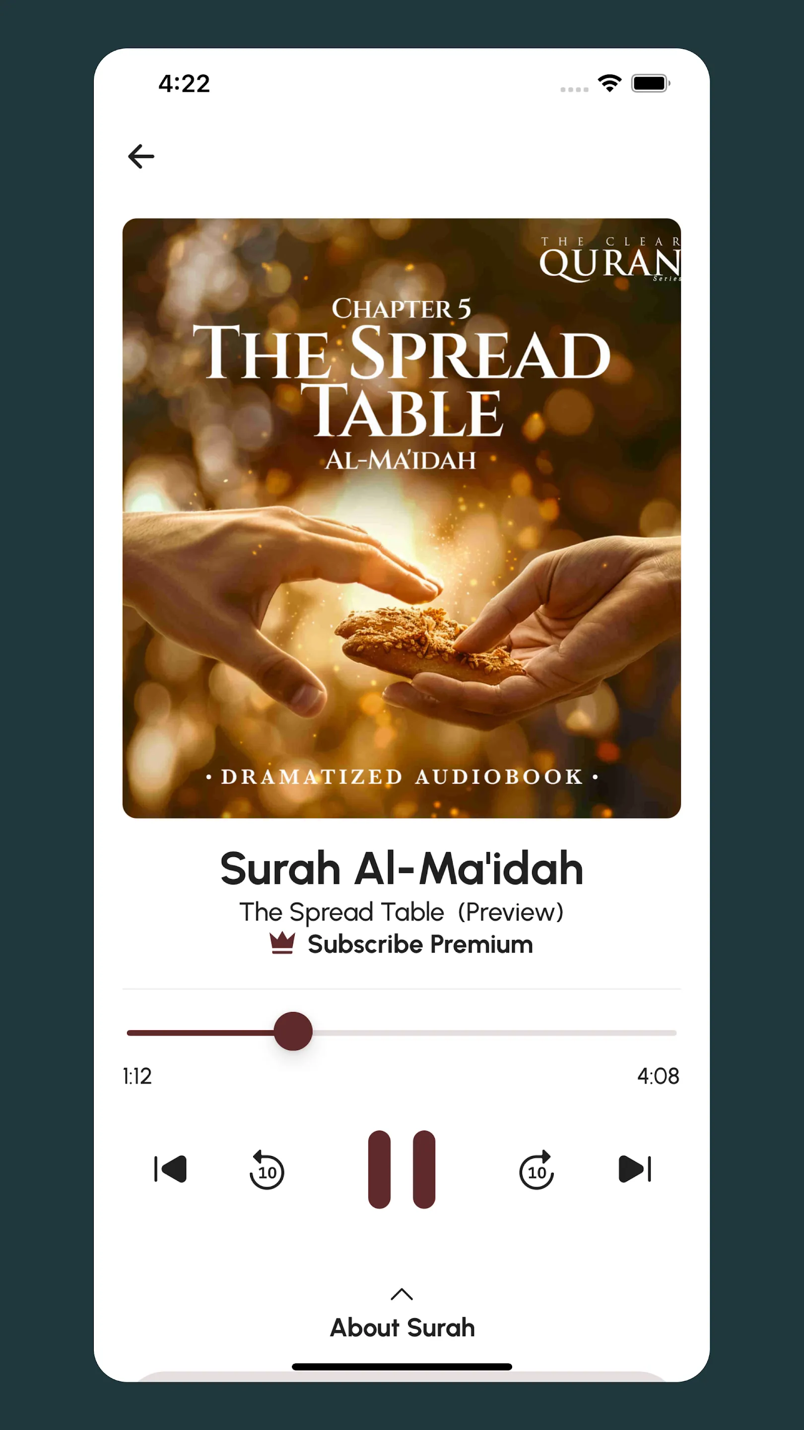 The Clear Quran Audiobook | Indus Appstore | Screenshot