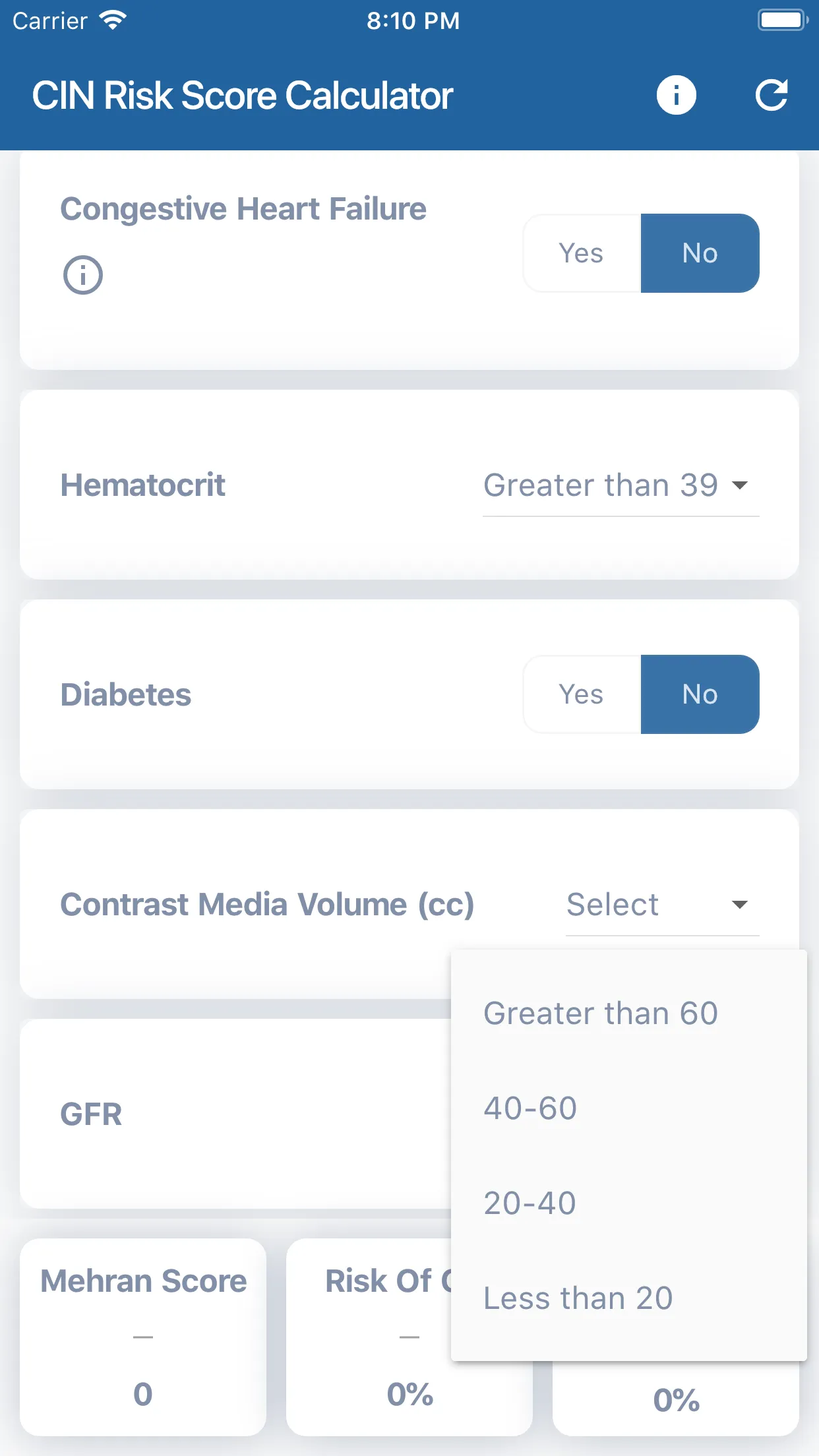 RenalGuard® AKI Calculator | Indus Appstore | Screenshot