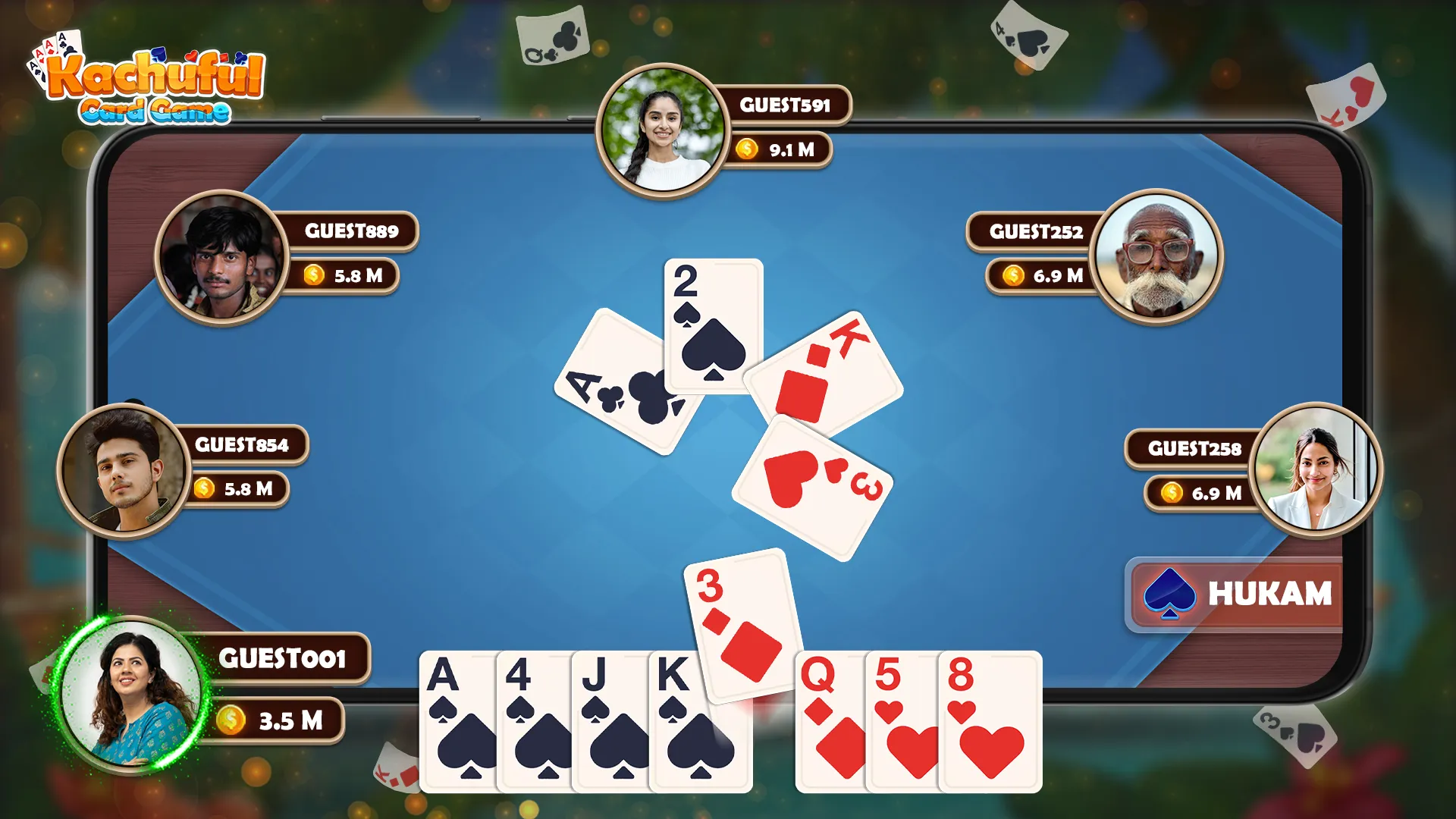 Kachuful - Judgement Card Game | Indus Appstore | Screenshot