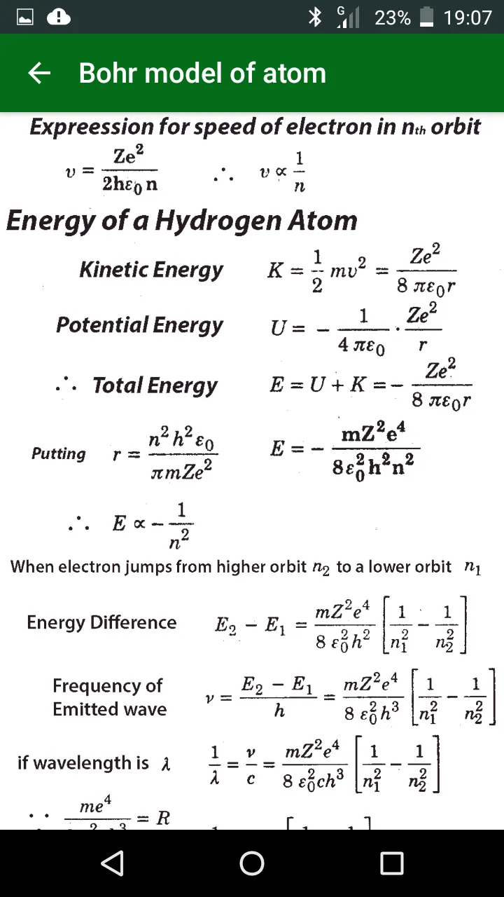 Physics Formula | Indus Appstore | Screenshot