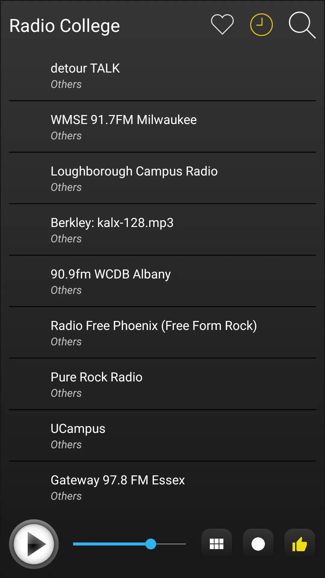 College Radio FM AM Music | Indus Appstore | Screenshot