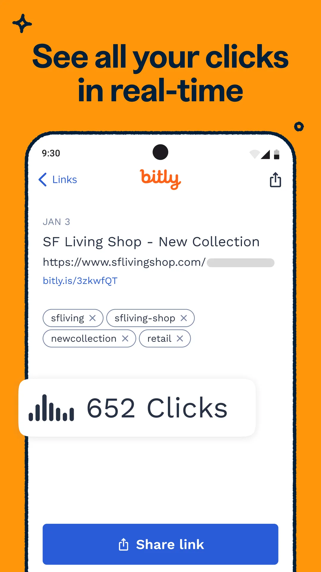 Bitly: Link Shortener | Indus Appstore | Screenshot