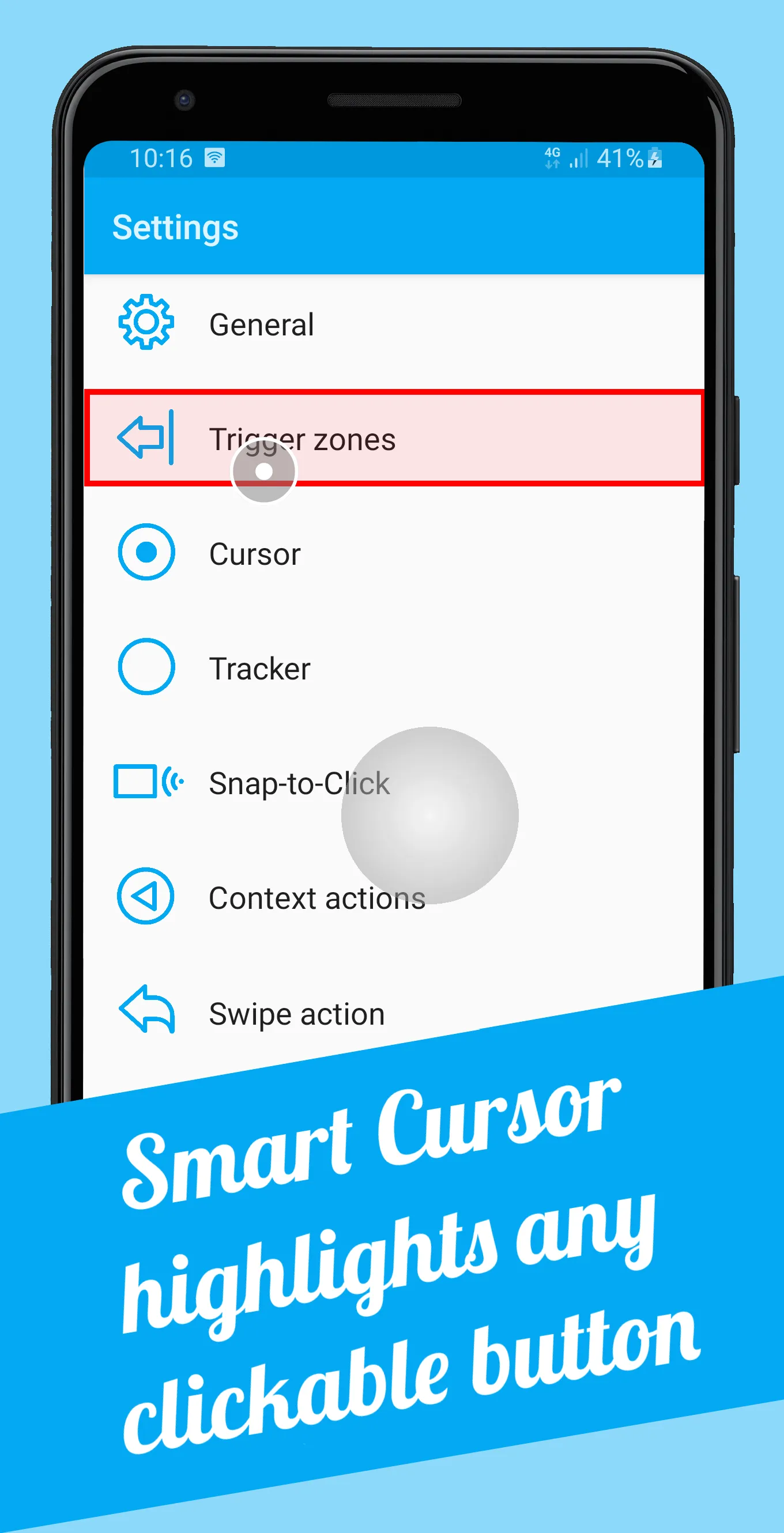 Smart Cursor: One-handed mode | Indus Appstore | Screenshot