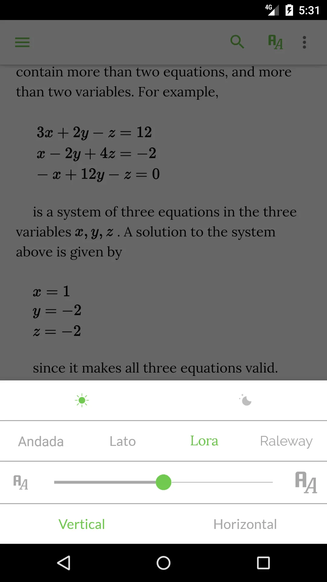 Algebra Textbook | Indus Appstore | Screenshot