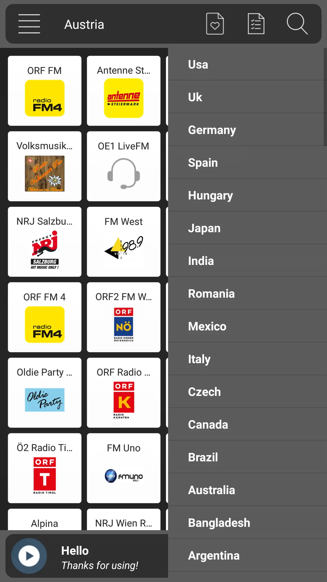 Austria Radio - Austria FM AM | Indus Appstore | Screenshot