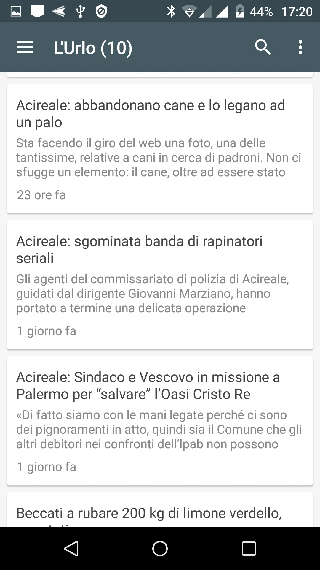 Acireale notizie locali | Indus Appstore | Screenshot