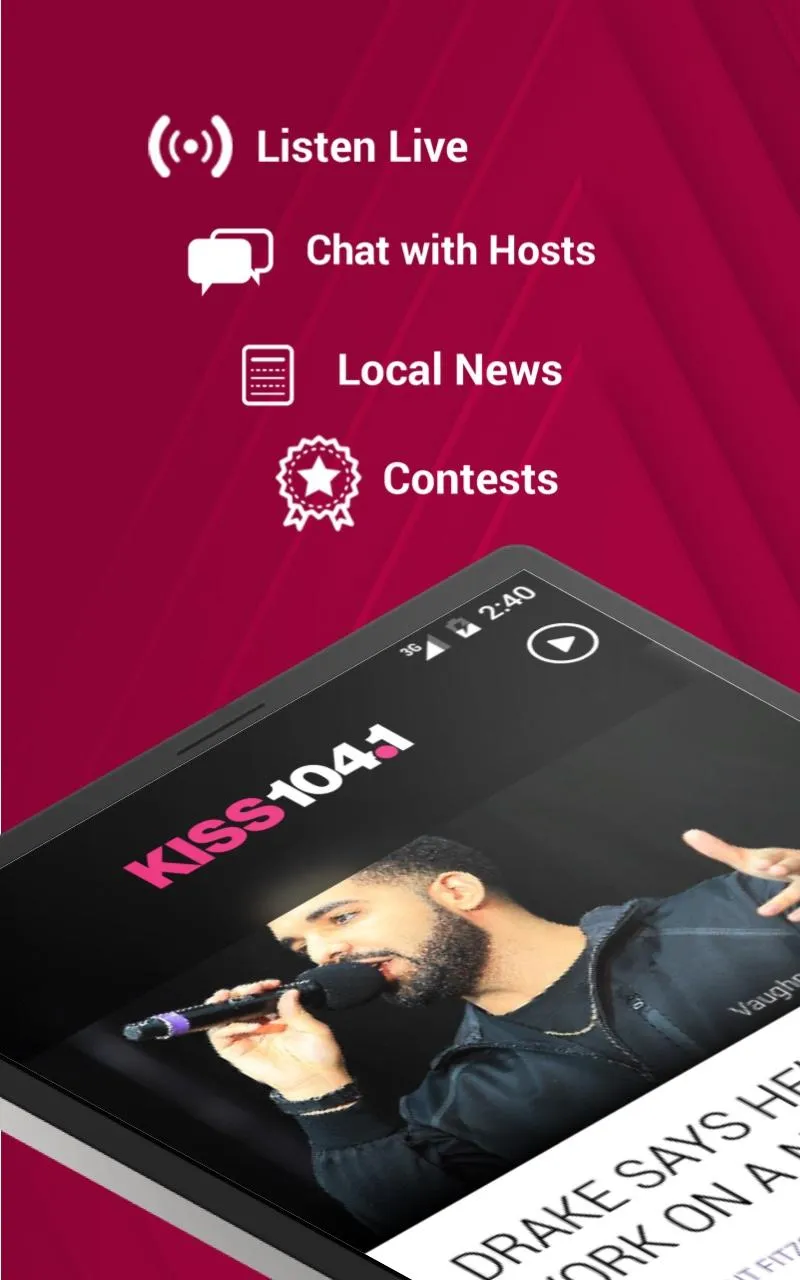 KISS 104.1 (WWYL) | Indus Appstore | Screenshot