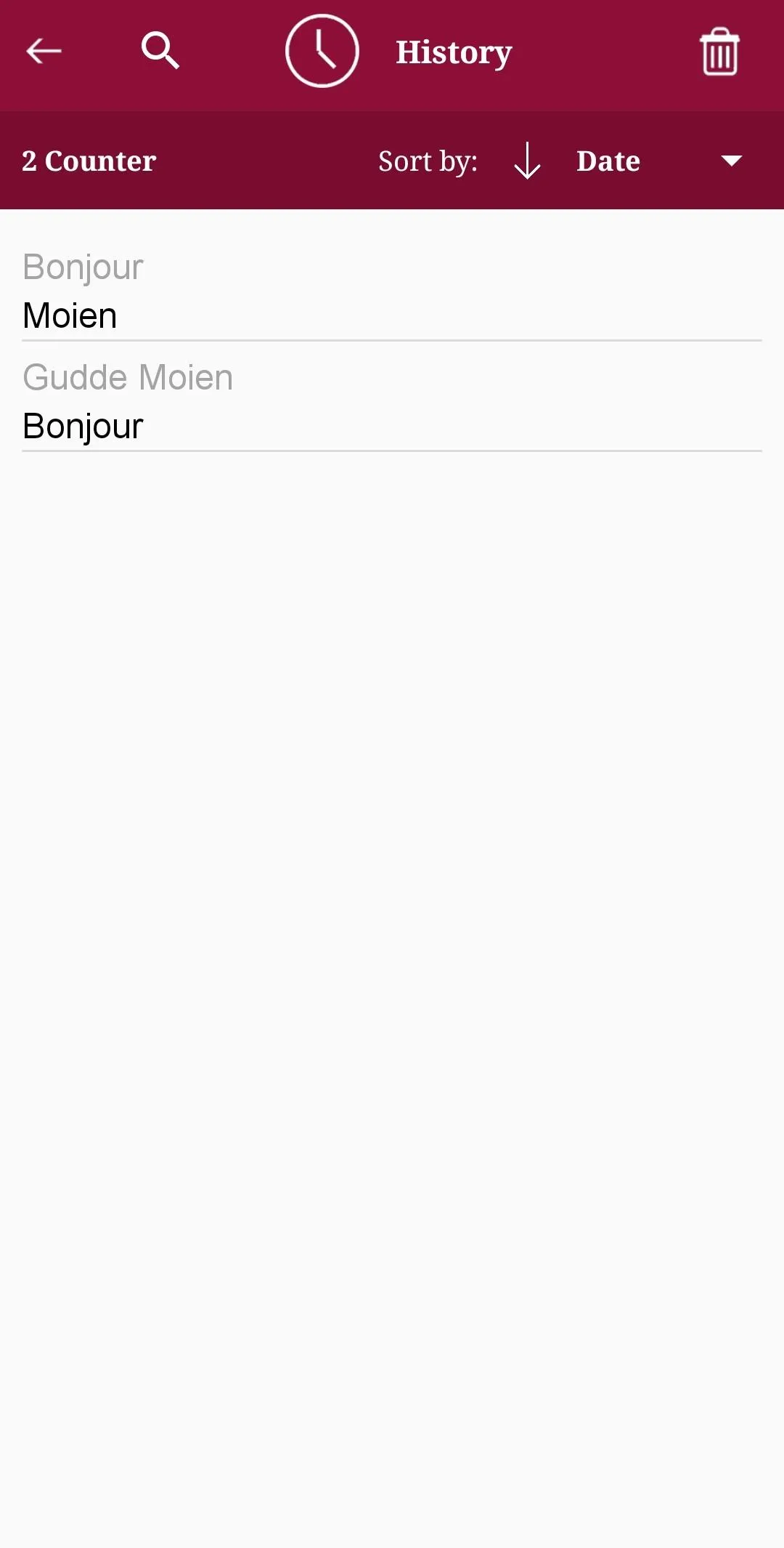 Luxembourgish-French Translato | Indus Appstore | Screenshot