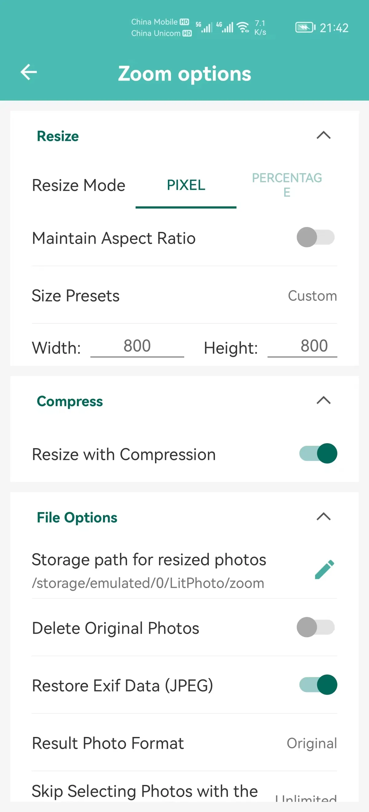 LitPhoto - Compress & Resize | Indus Appstore | Screenshot