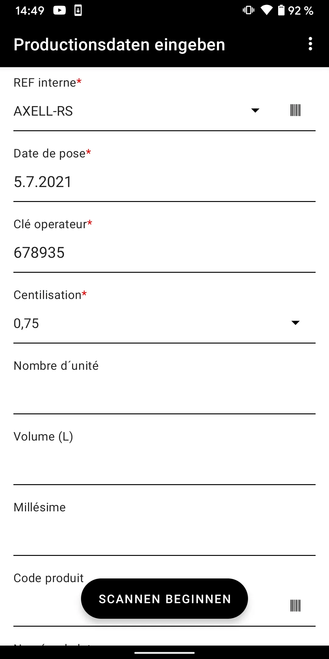 CdR ScanFIRST | Indus Appstore | Screenshot