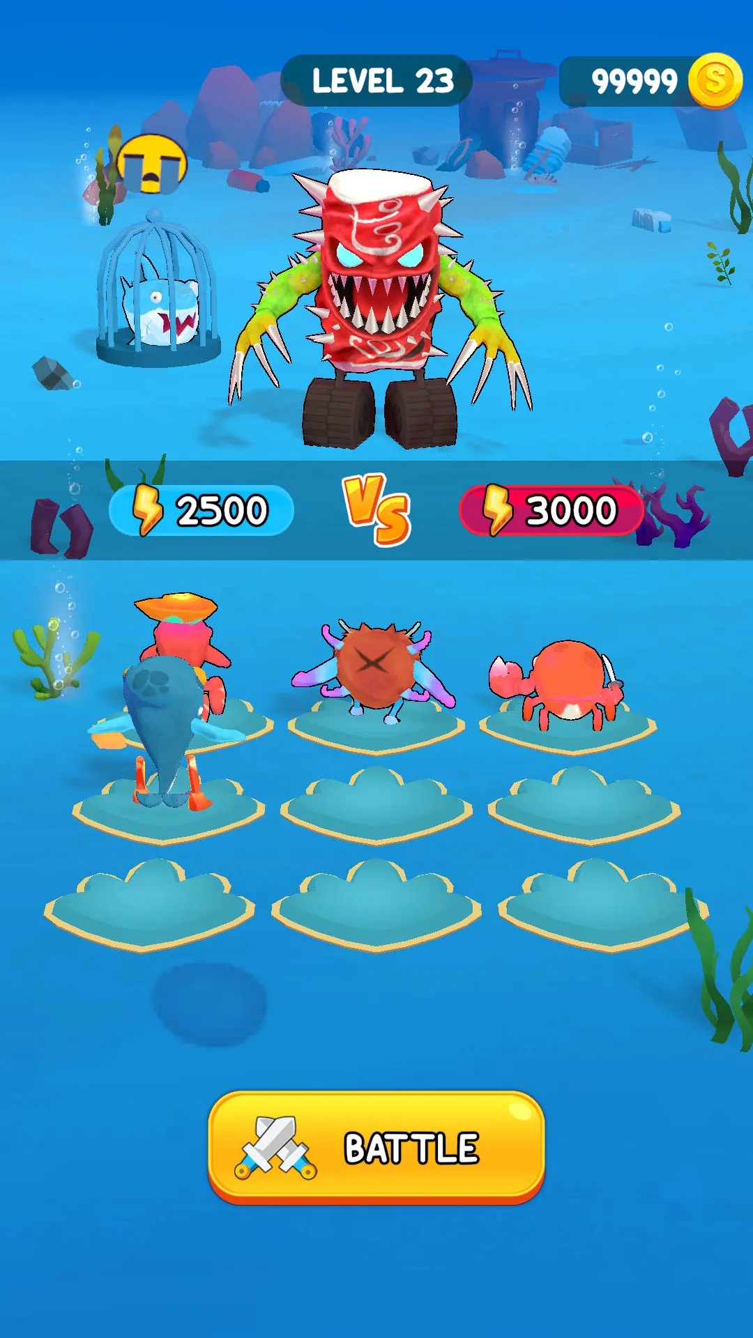 Fish Battle Merge | Indus Appstore | Screenshot