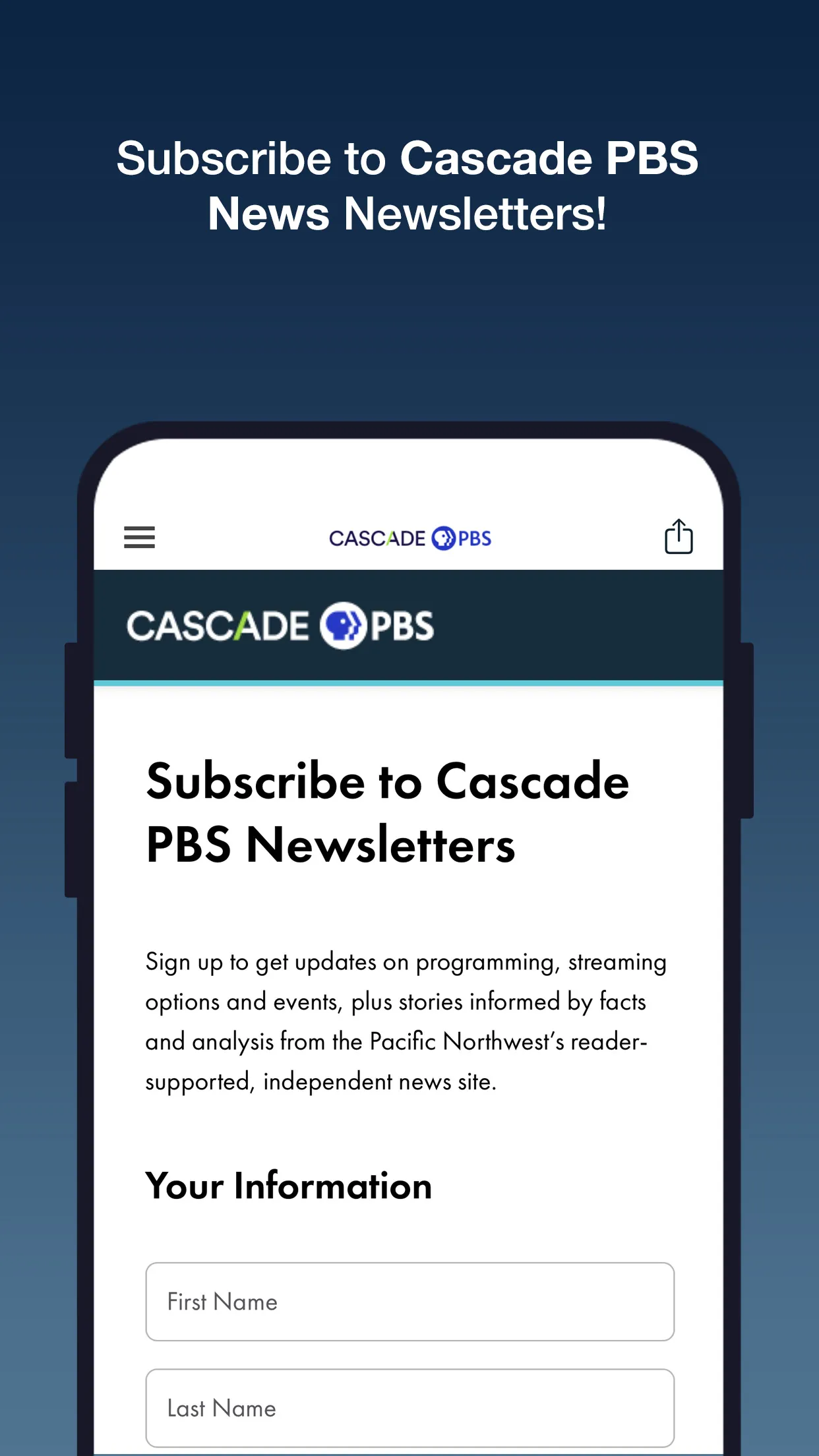 Cascade PBS News | Indus Appstore | Screenshot