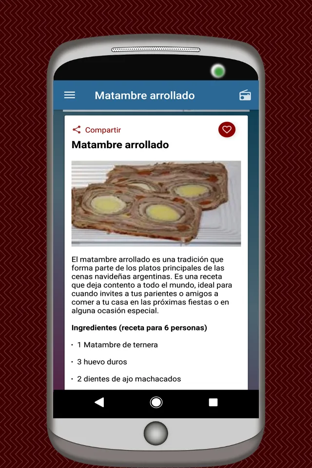 Recipes from Argentine Foods | Indus Appstore | Screenshot