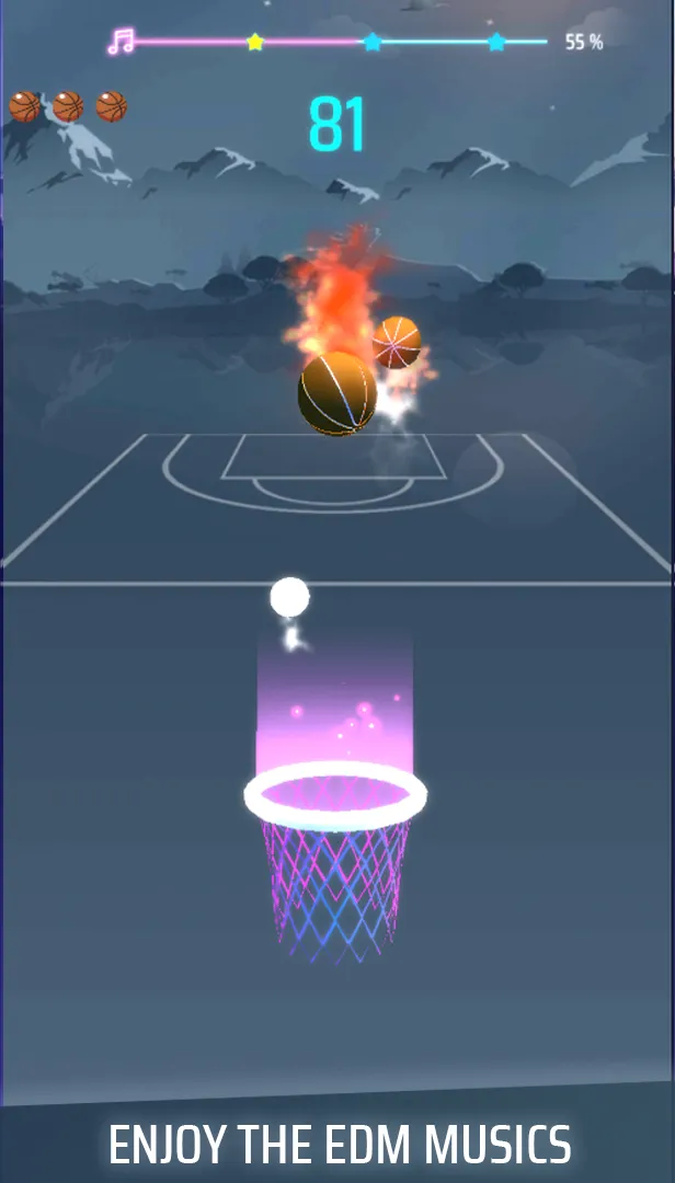 Beat Basketball: EDM Slam Dunk | Indus Appstore | Screenshot