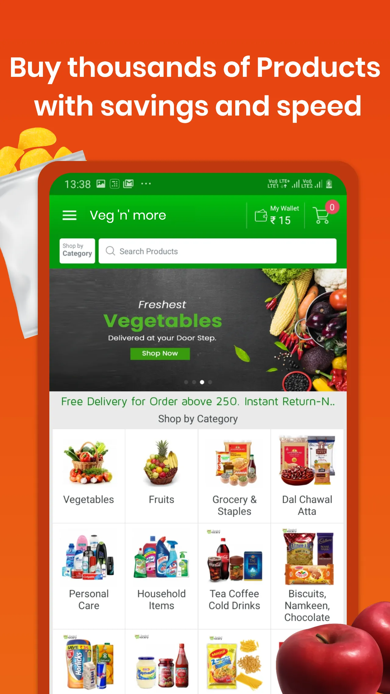 Veg n more - Grocery App | Indus Appstore | Screenshot