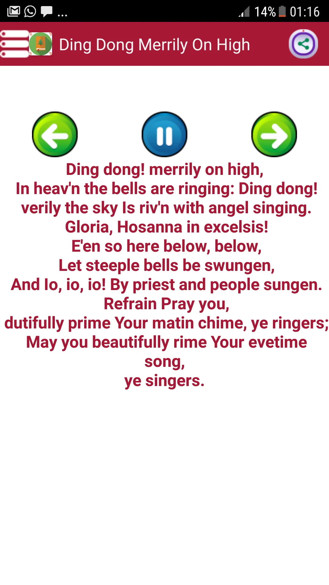 Christmas Carols - Love to Sin | Indus Appstore | Screenshot