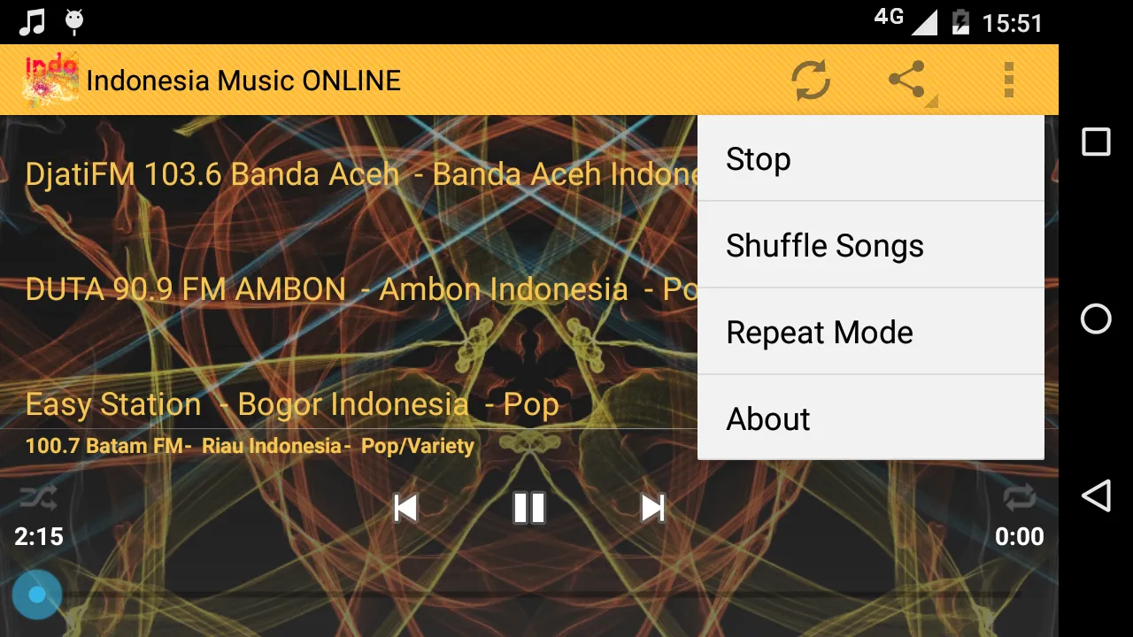 Indonesia Music ONLINE | Indus Appstore | Screenshot