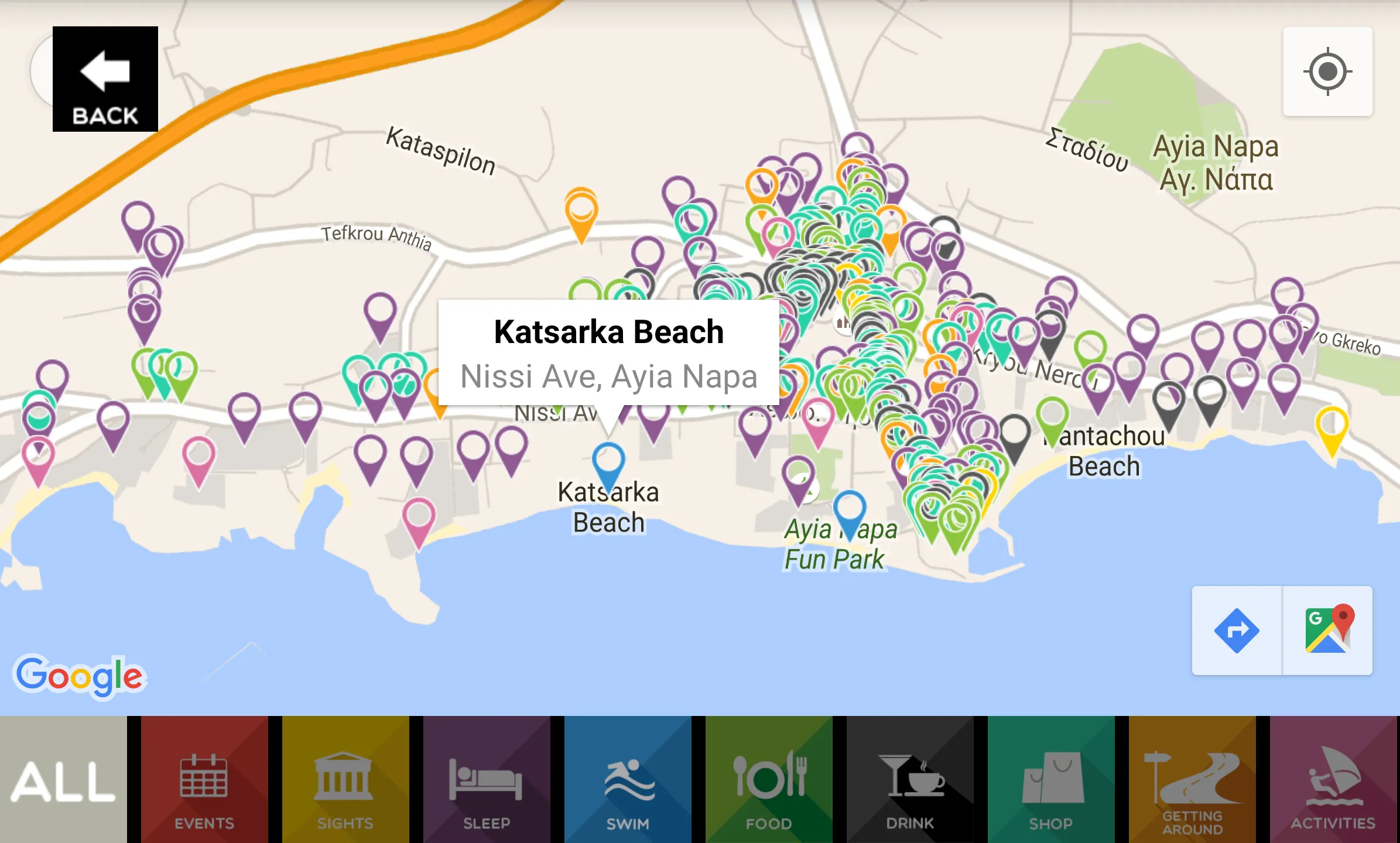 Ayia Napa - Protaras Guide | Indus Appstore | Screenshot