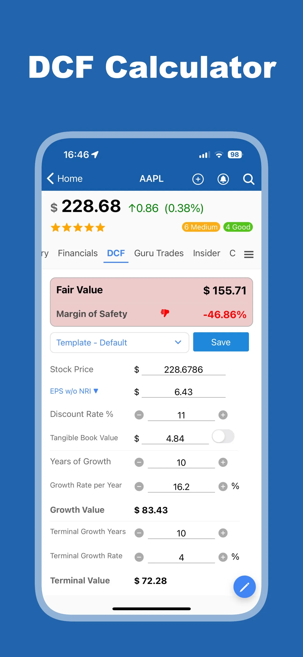 GuruFocus | Indus Appstore | Screenshot