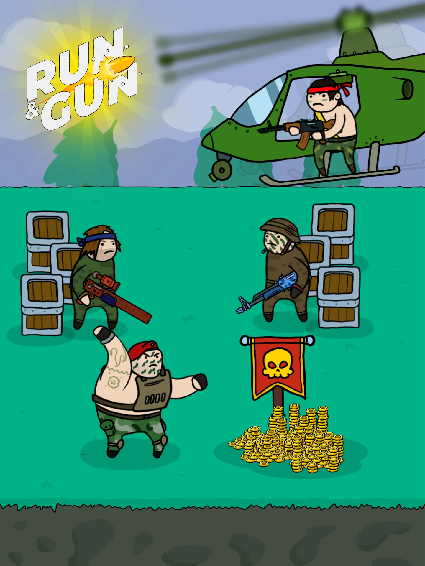 Run and Gun - king of shooting | Indus Appstore | Screenshot