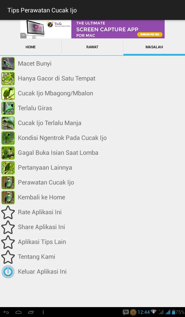 Tips Perawatan Cucak Ijo | Indus Appstore | Screenshot