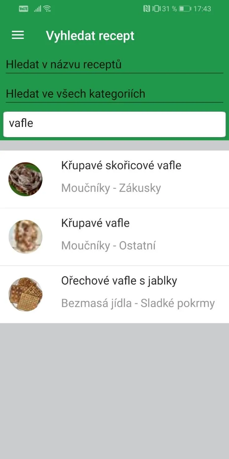 Online kuchařka - recepty pro  | Indus Appstore | Screenshot