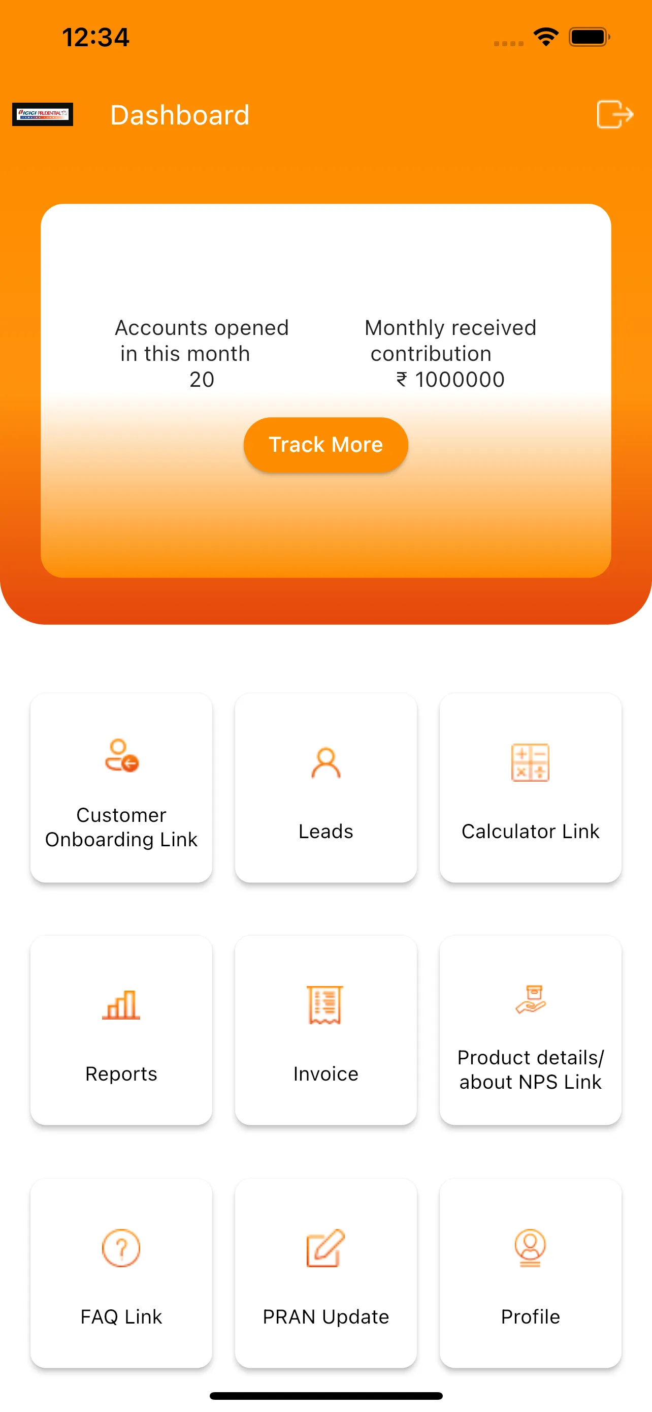 IPRU PFM NPS Partner | Indus Appstore | Screenshot