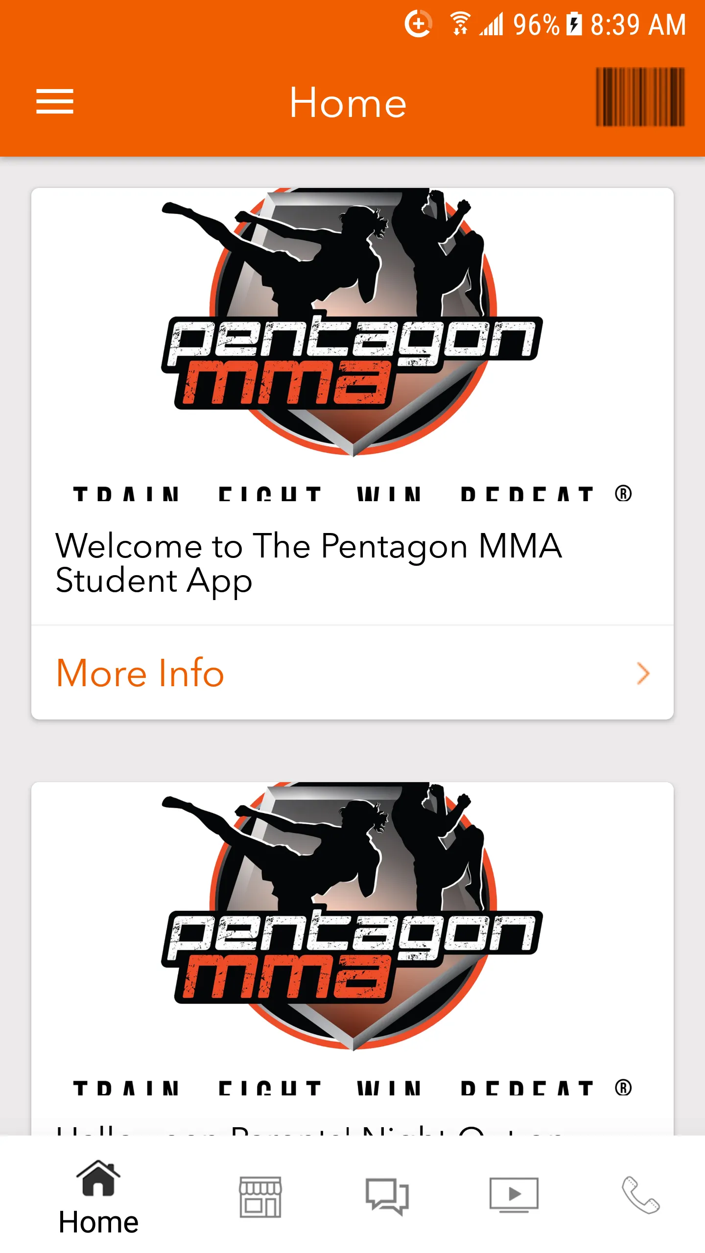 Pentagon MMA Member App | Indus Appstore | Screenshot