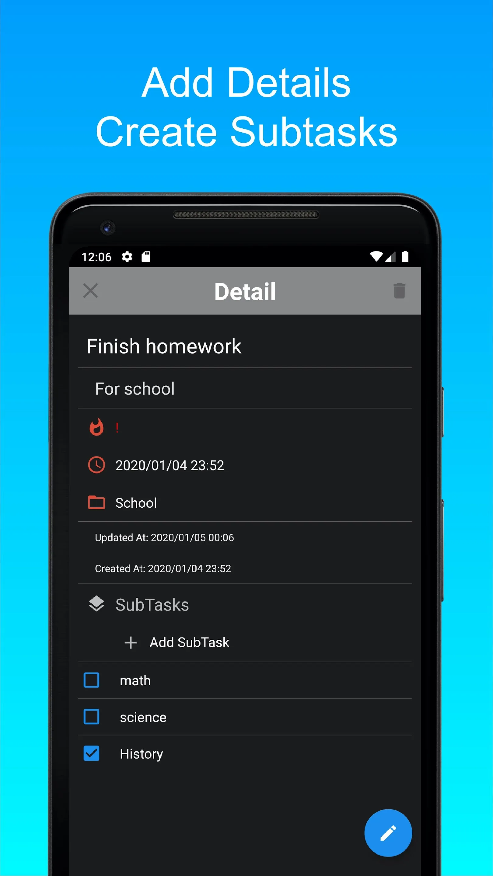 Listify: ToDo list, Tasks | Indus Appstore | Screenshot