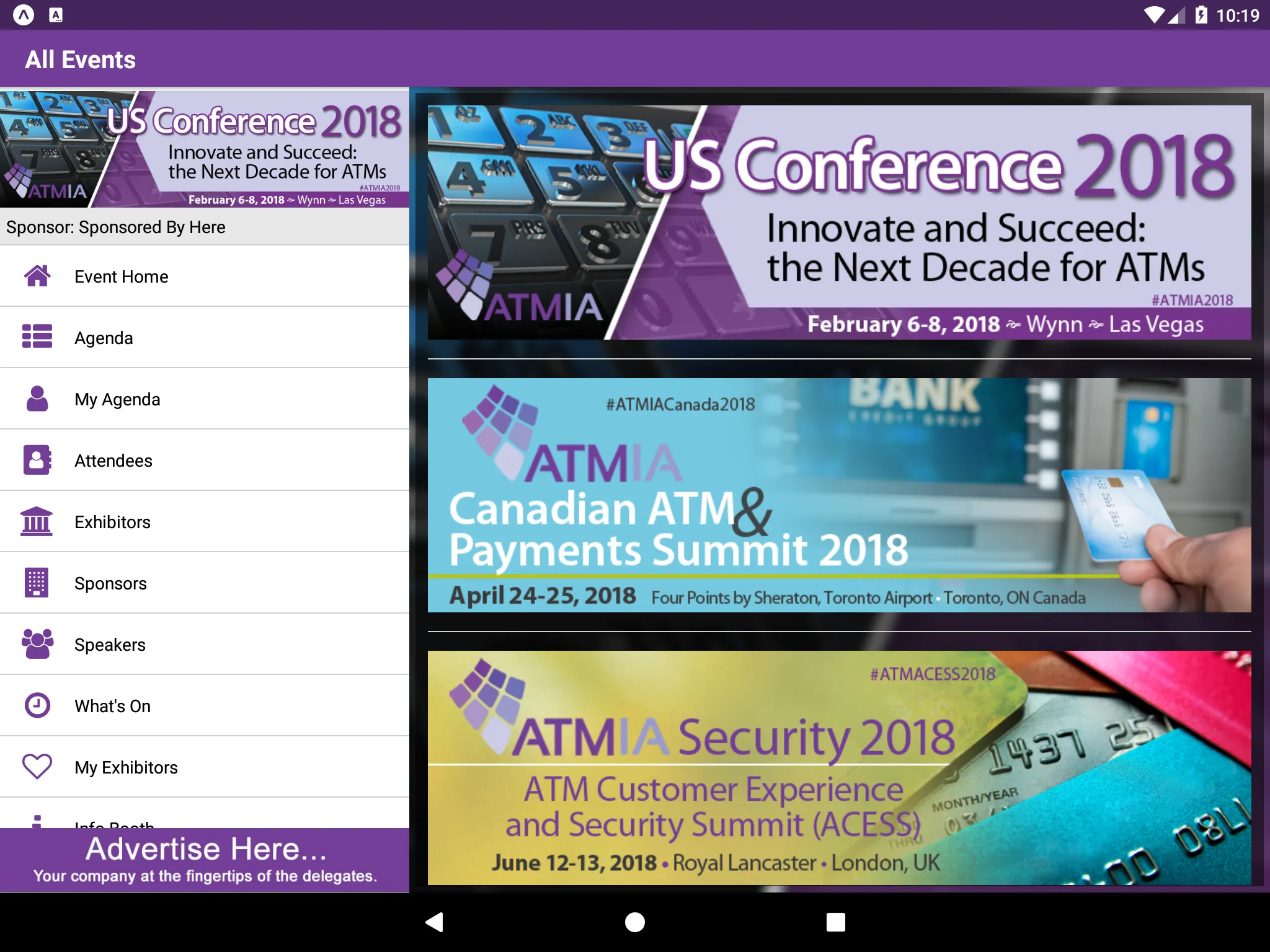 ATMIA Conferences | Indus Appstore | Screenshot