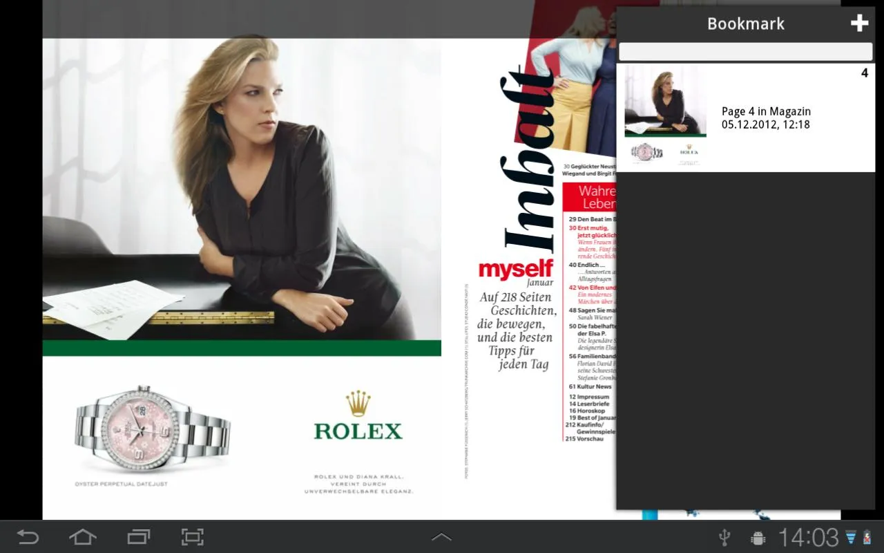 Myself Magazin (D) | Indus Appstore | Screenshot