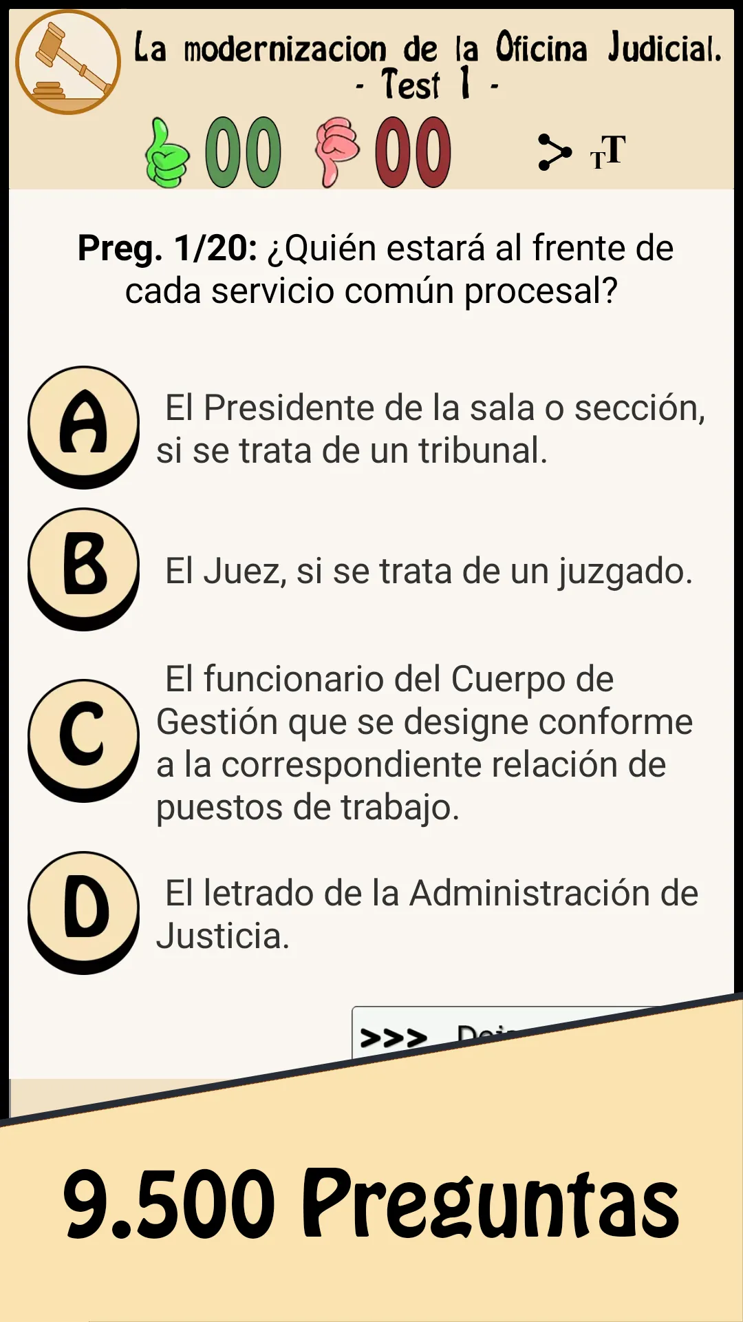 TestOpos Justicia 2025 | Indus Appstore | Screenshot