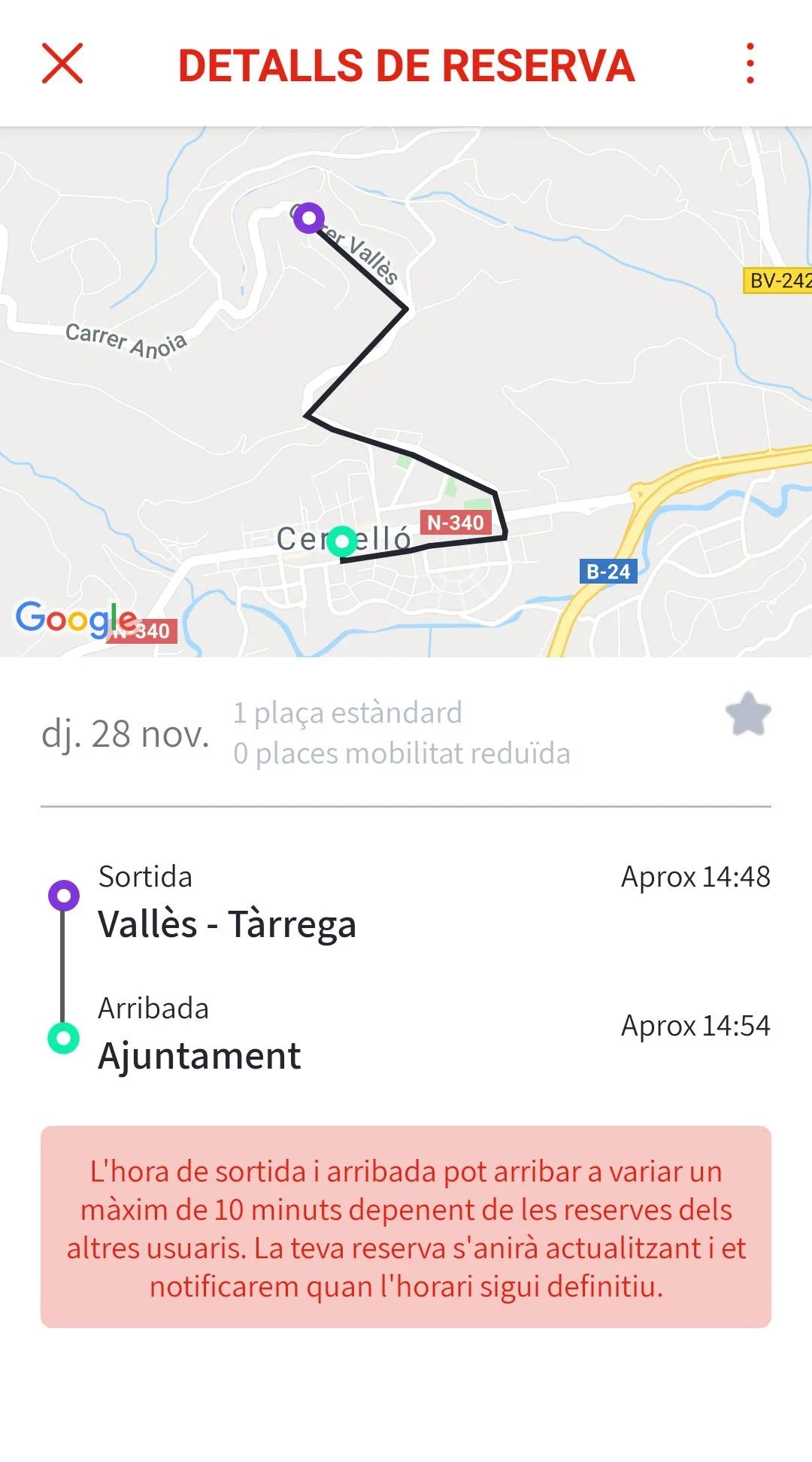 AMB Bus a demanda Cervelló | Indus Appstore | Screenshot